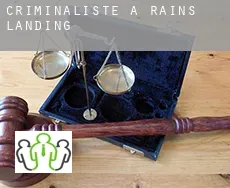 Criminaliste à Rains Landing