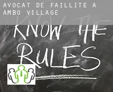 Avocat de faillite à  Ambo Village