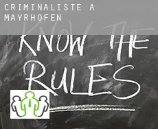 Criminaliste à  Mayrhofen