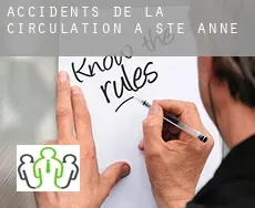 Accidents de la circulation à Ste. Anne