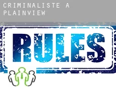 Criminaliste à Plainview